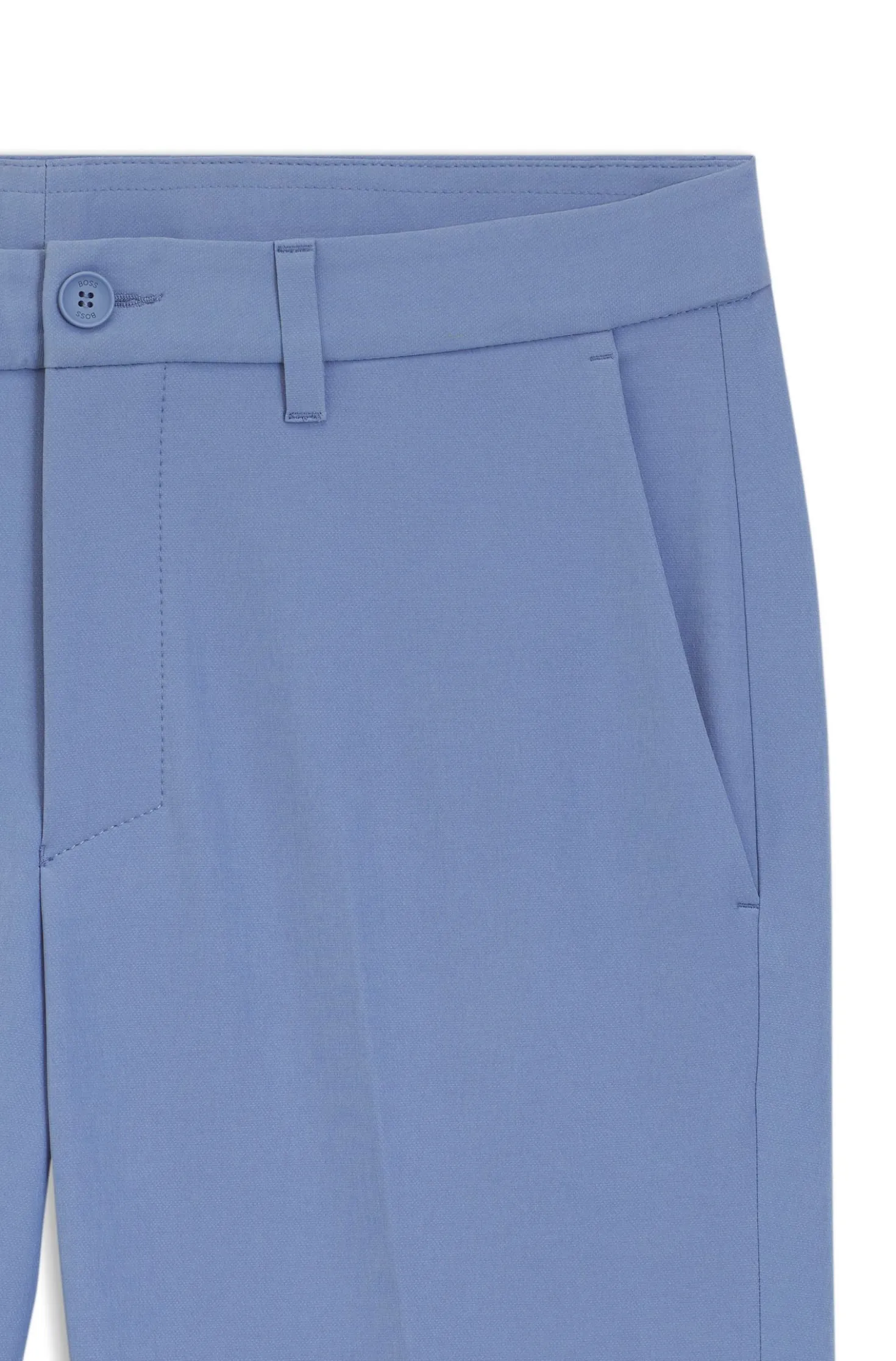 Slim-fit technical trousers with four-way stretch