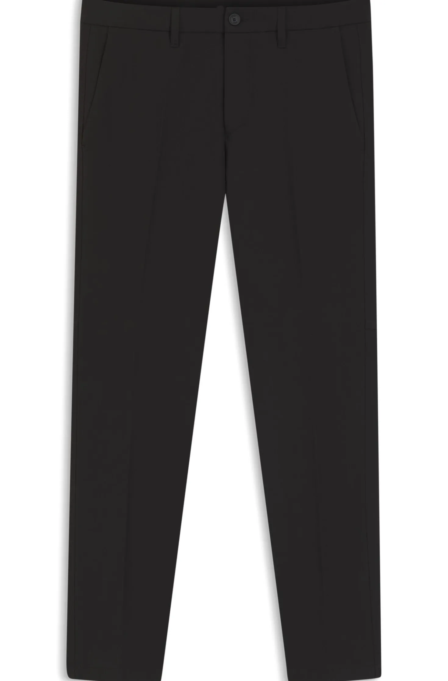 Slim-fit technical trousers with four-way stretch