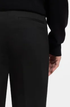 Slim-fit trousers in cotton, cashmere and stretch