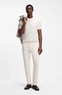 Slim-fit trousers in four-way stretch fabric