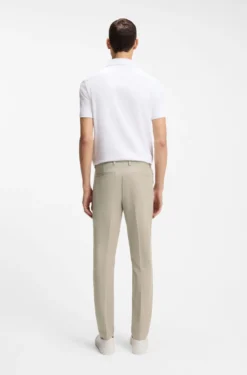 Slim-fit trousers in four-way stretch fabric