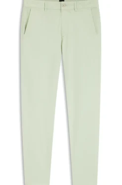 Slim-fit trousers in overdyed stretch satin