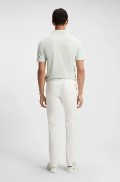 Slim-fit trousers in overdyed stretch satin