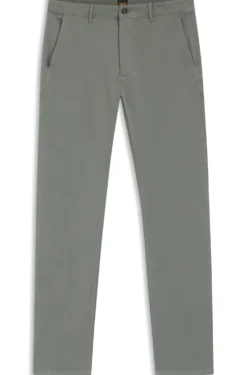 Slim-fit trousers in overdyed stretch satin