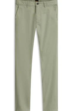 Slim-fit trousers in overdyed stretch satin