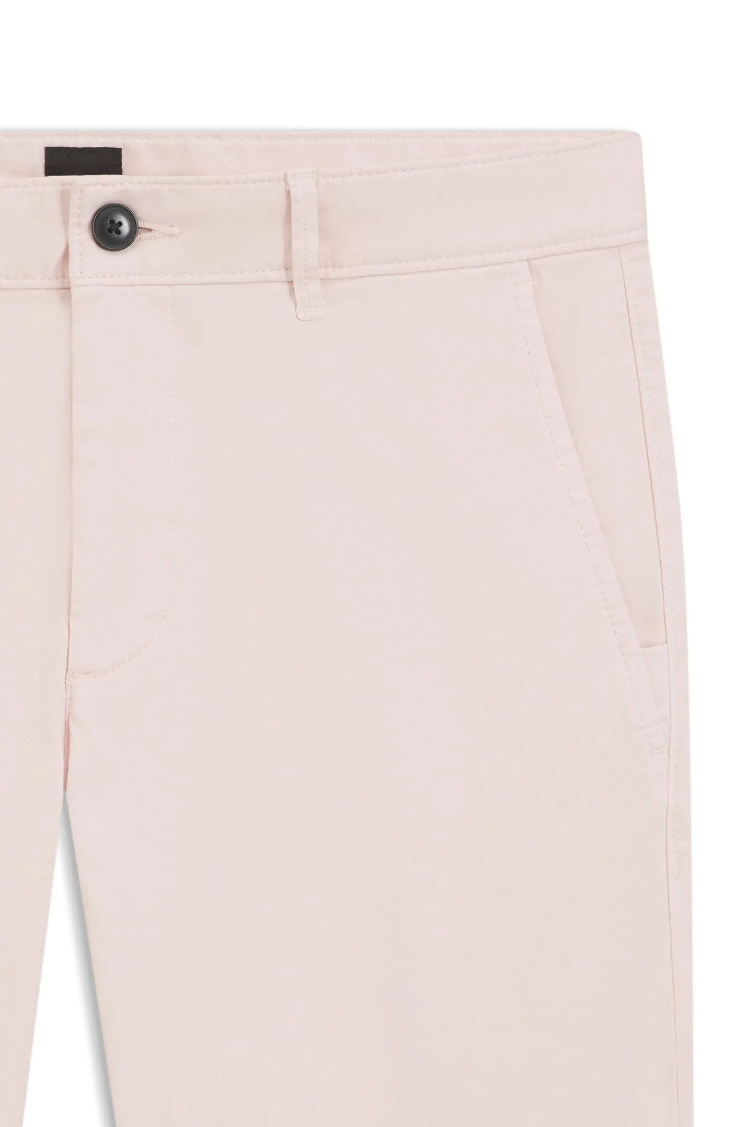 Slim-fit trousers in overdyed stretch satin