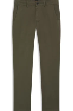 Slim-fit trousers in overdyed stretch satin