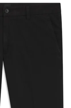 Slim-fit trousers in stretch-cotton gabardine