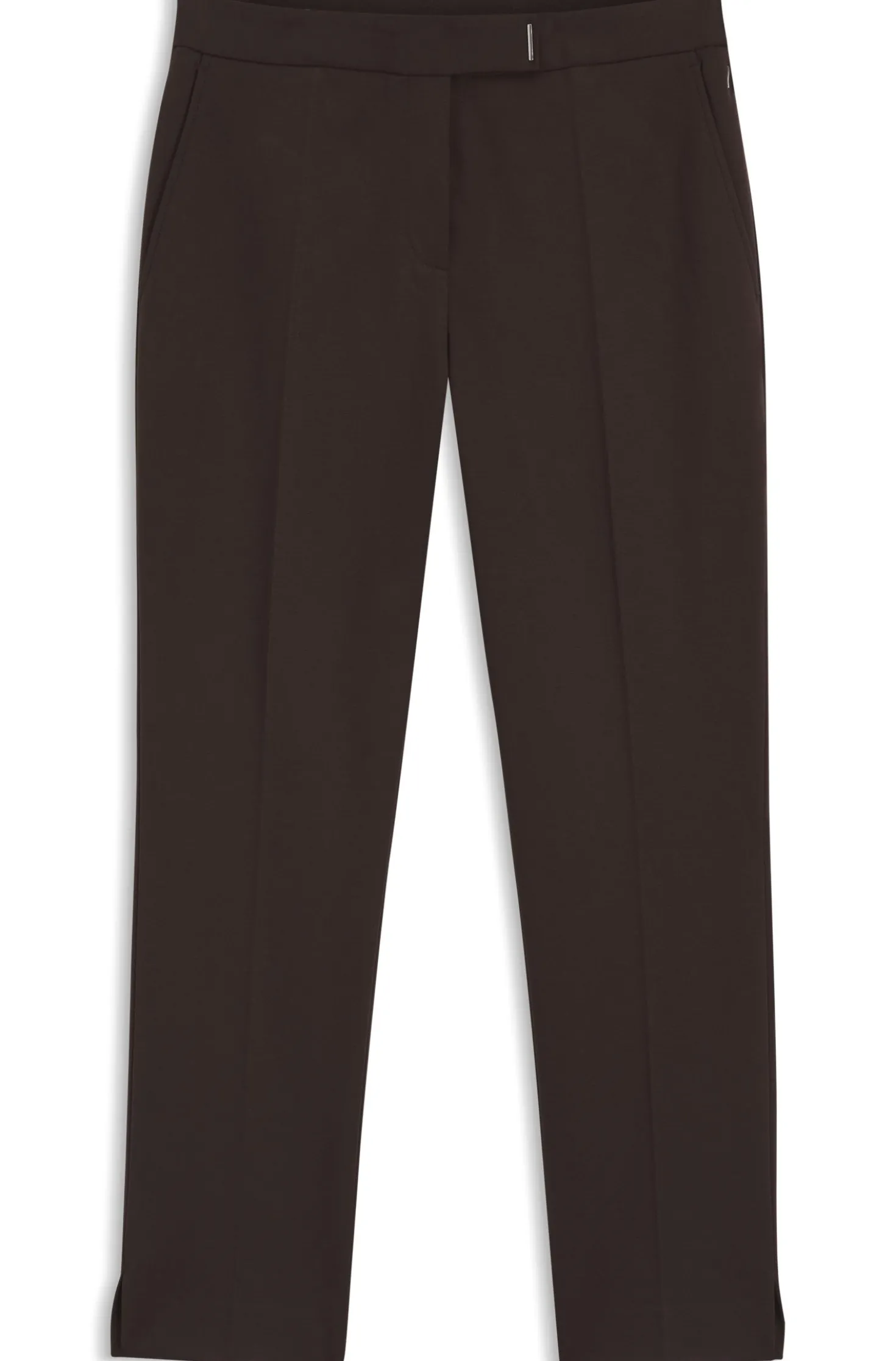 Slim-fit trousers in stretch jersey