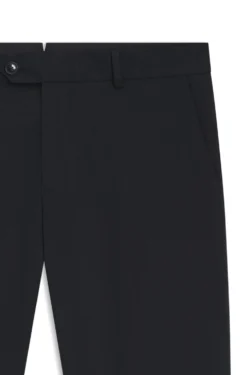 Slim-fit trousers in washable stretch cotton