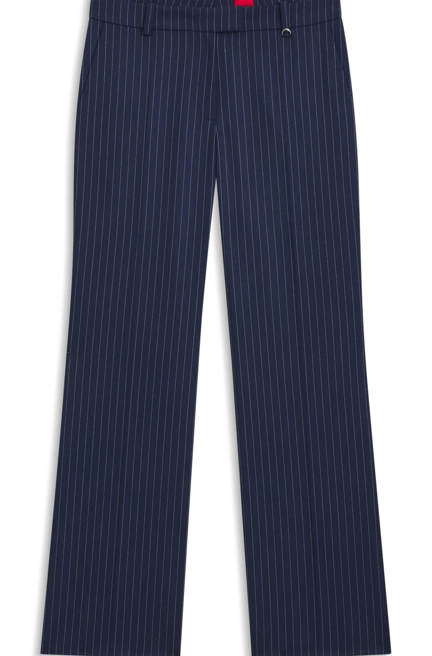 Slim-fit trousers with pinstripe