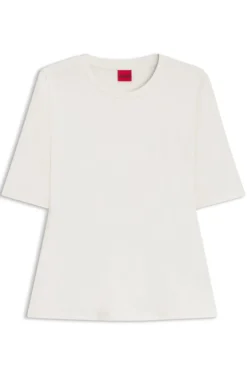 Slim-fit T-shirt in cotton, modal and stretch