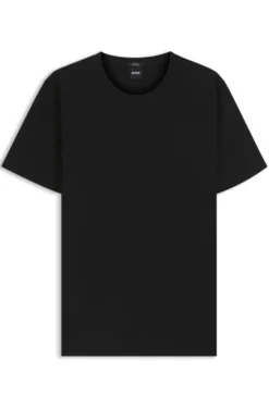 Slim-fit T-shirt in mercerised cotton