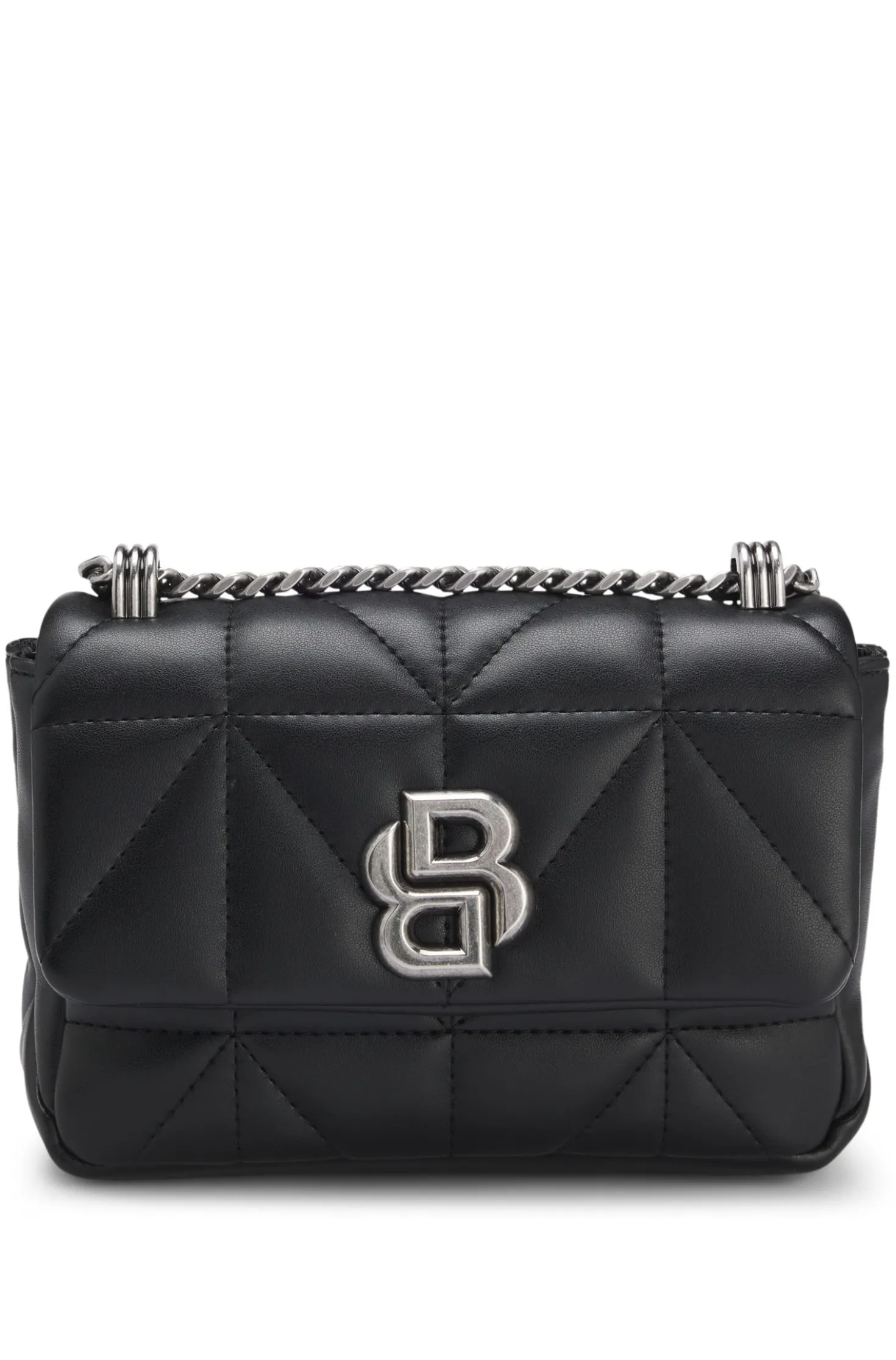 Small quilted shoulder bag with Double B monogram