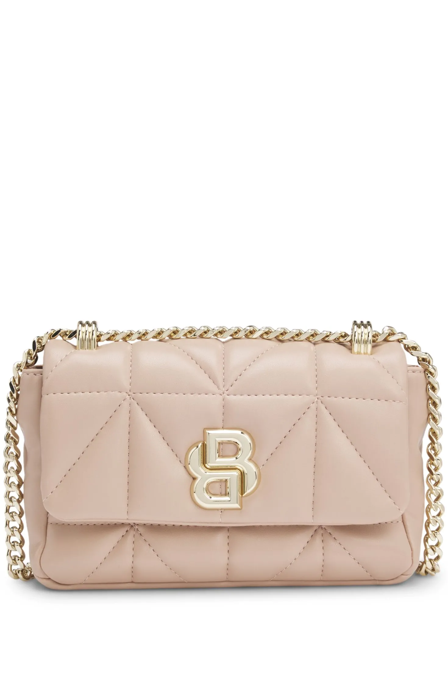 Small quilted shoulder bag with Double B monogram