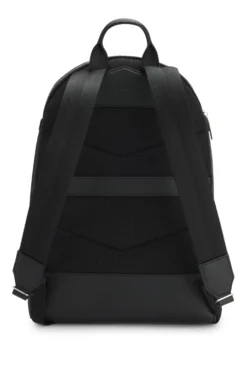 Soft Italian leather backpack with smart sleeve