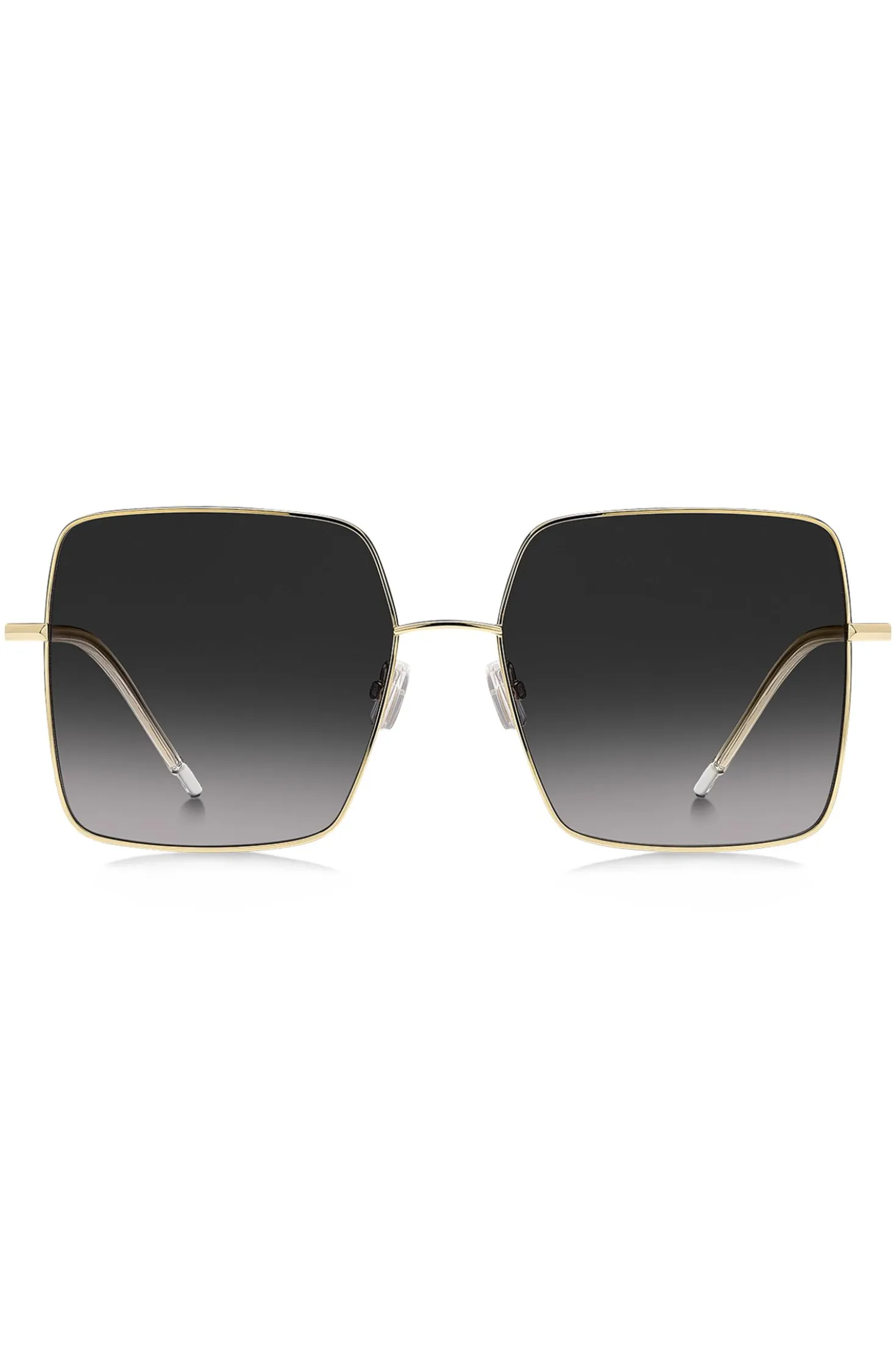 Square-frame sunglasses in lightweight titanium