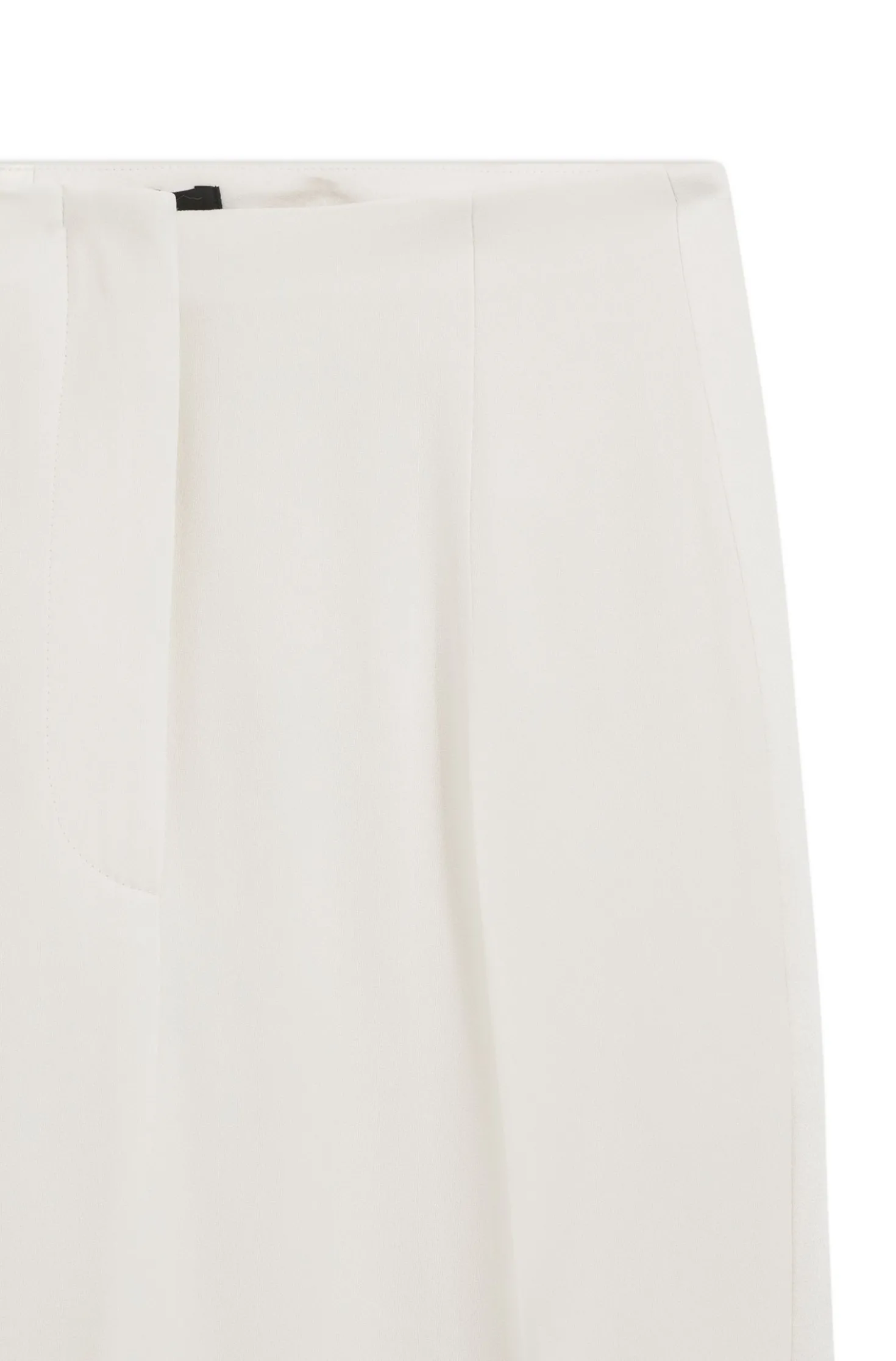 Straight-fit trousers in matte fabric