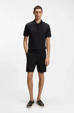 Stretch-cotton shorts in a modern fit