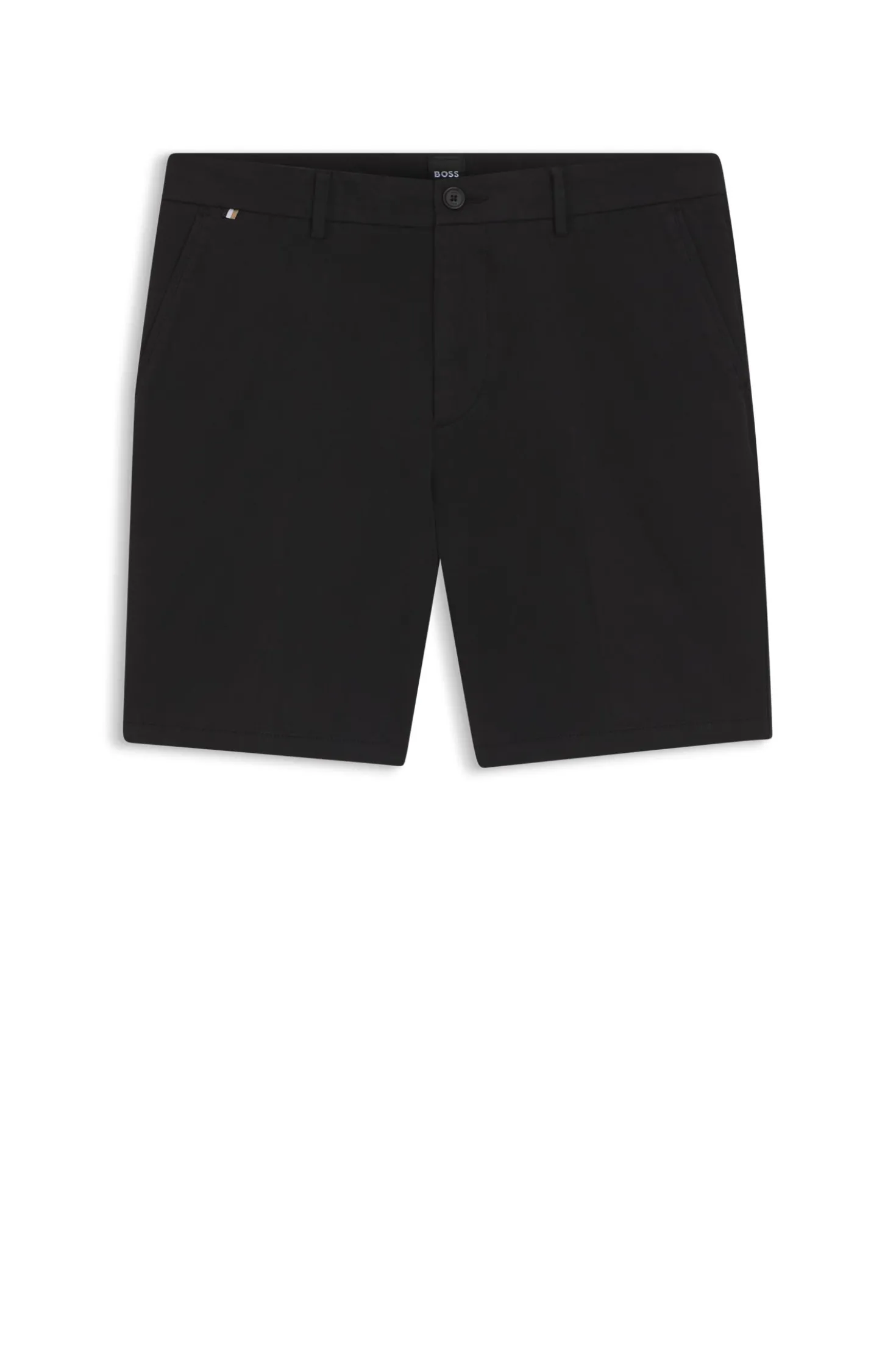 Stretch-cotton shorts in a modern fit