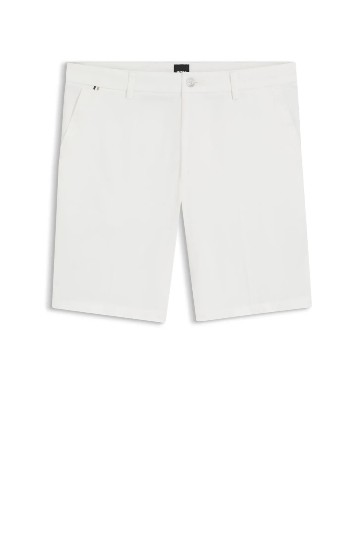 Stretch-cotton shorts in a modern fit