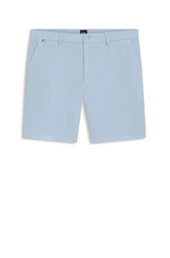 Stretch-cotton shorts in a modern fit