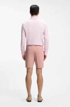 Stretch-cotton shorts in a modern fit
