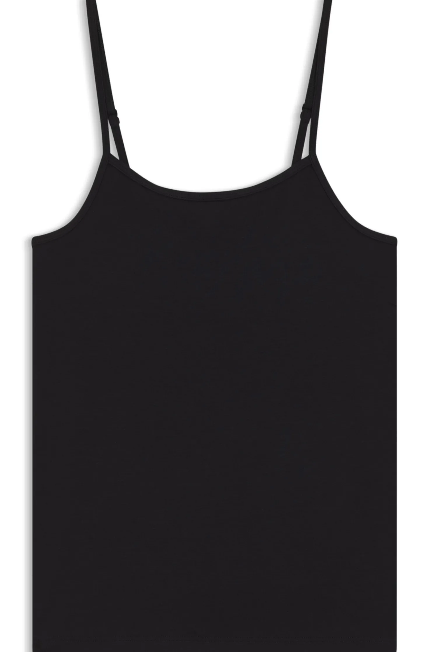 Stretch-jersey vest with adjustable straps