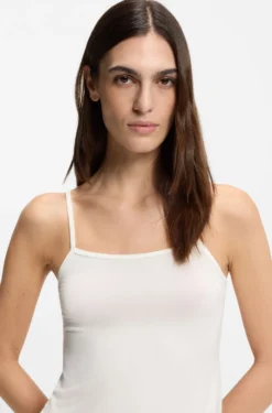 Stretch-jersey vest with adjustable straps
