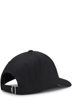 Stretch-twill cap with embroidered logo