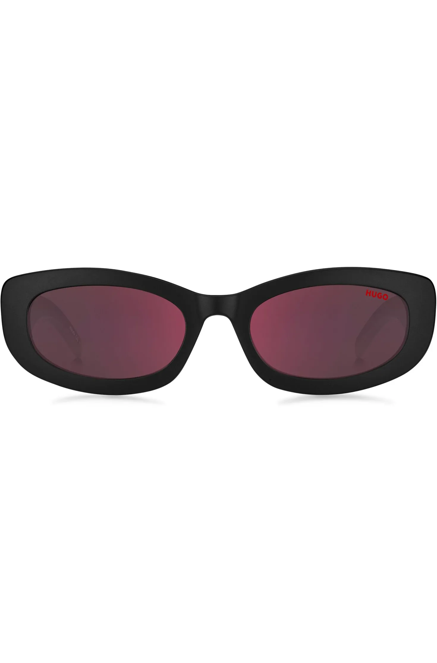 Sunglasses with coloured-enamel detail