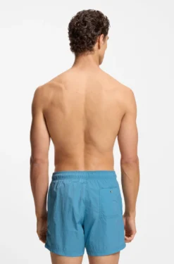 Swim shorts with Double B monogram trim