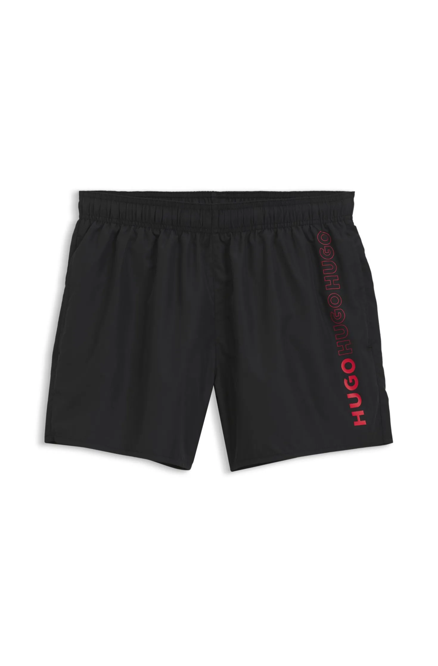 Swim shorts with repeat logos