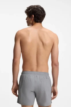 Swim shorts with signature stripe and logo