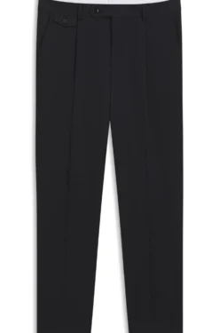 Tapered-fit trousers in a cotton blend