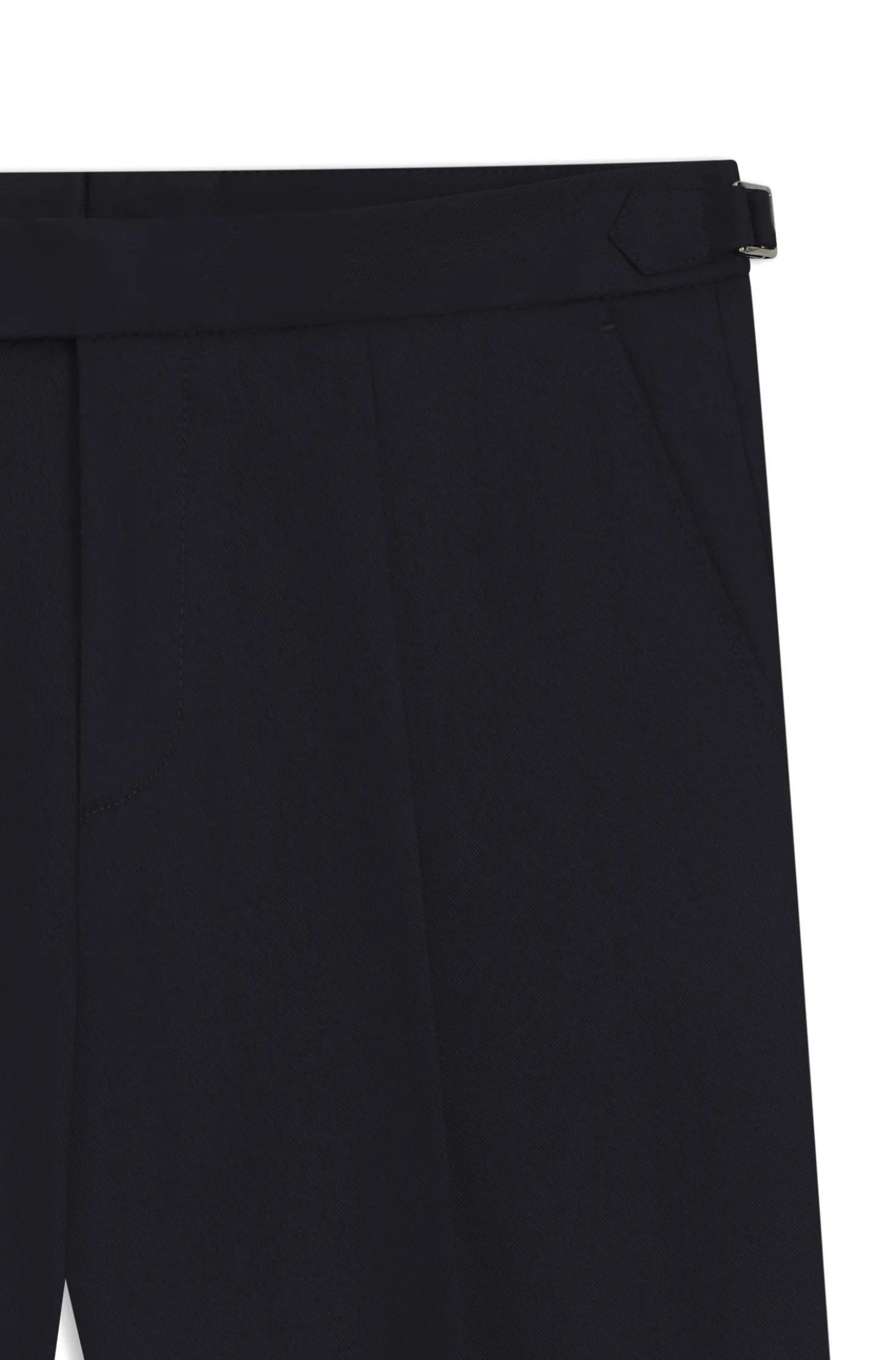 Tapered-fit trousers in stretch cotton