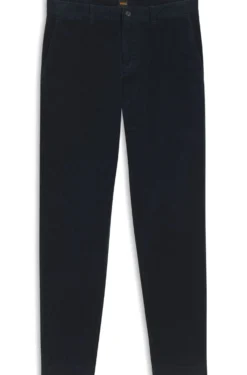 Tapered-fit trousers in stretch-cotton corduroy