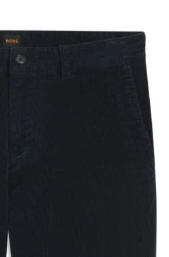 Tapered-fit trousers in stretch-cotton corduroy