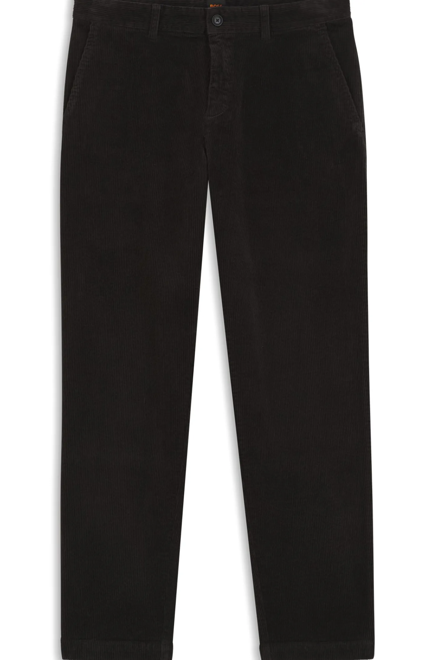 Tapered-fit trousers in stretch-cotton corduroy