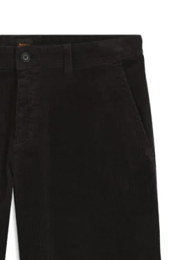 Tapered-fit trousers in stretch-cotton corduroy