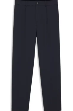 Tapered-fit trousers in washable performance-stretch fabric