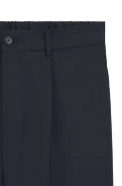 Tapered-fit trousers in washable performance-stretch fabric
