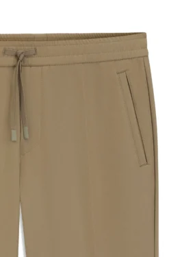 Tapered-fit trousers in water-repellent stretch fabric