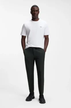 Tapered-fit trousers in water-repellent stretch fabric