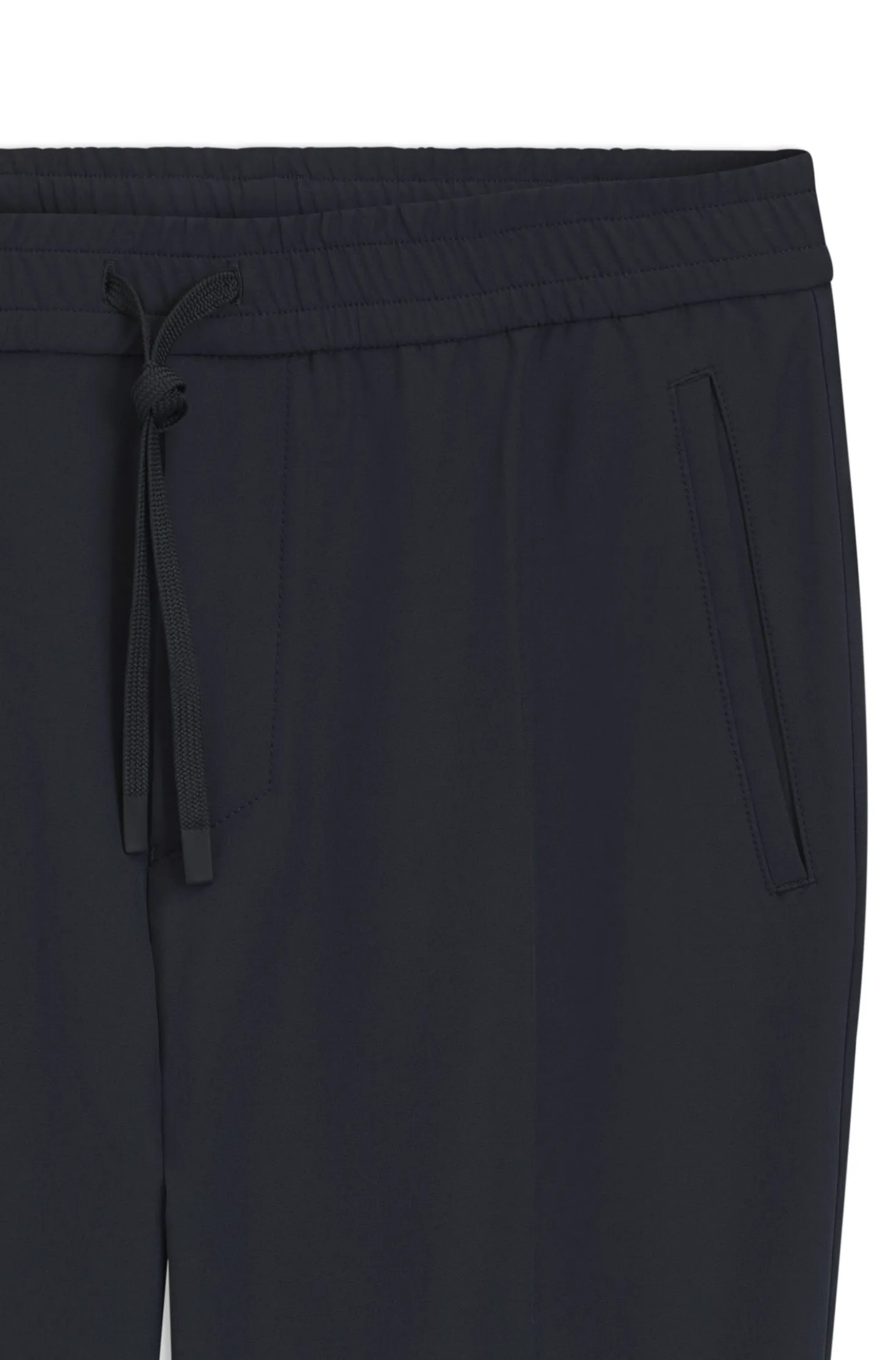 Tapered-fit trousers in water-repellent stretch fabric
