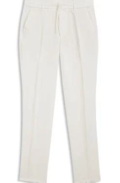 Tapered-fit trousers with drawcord waist