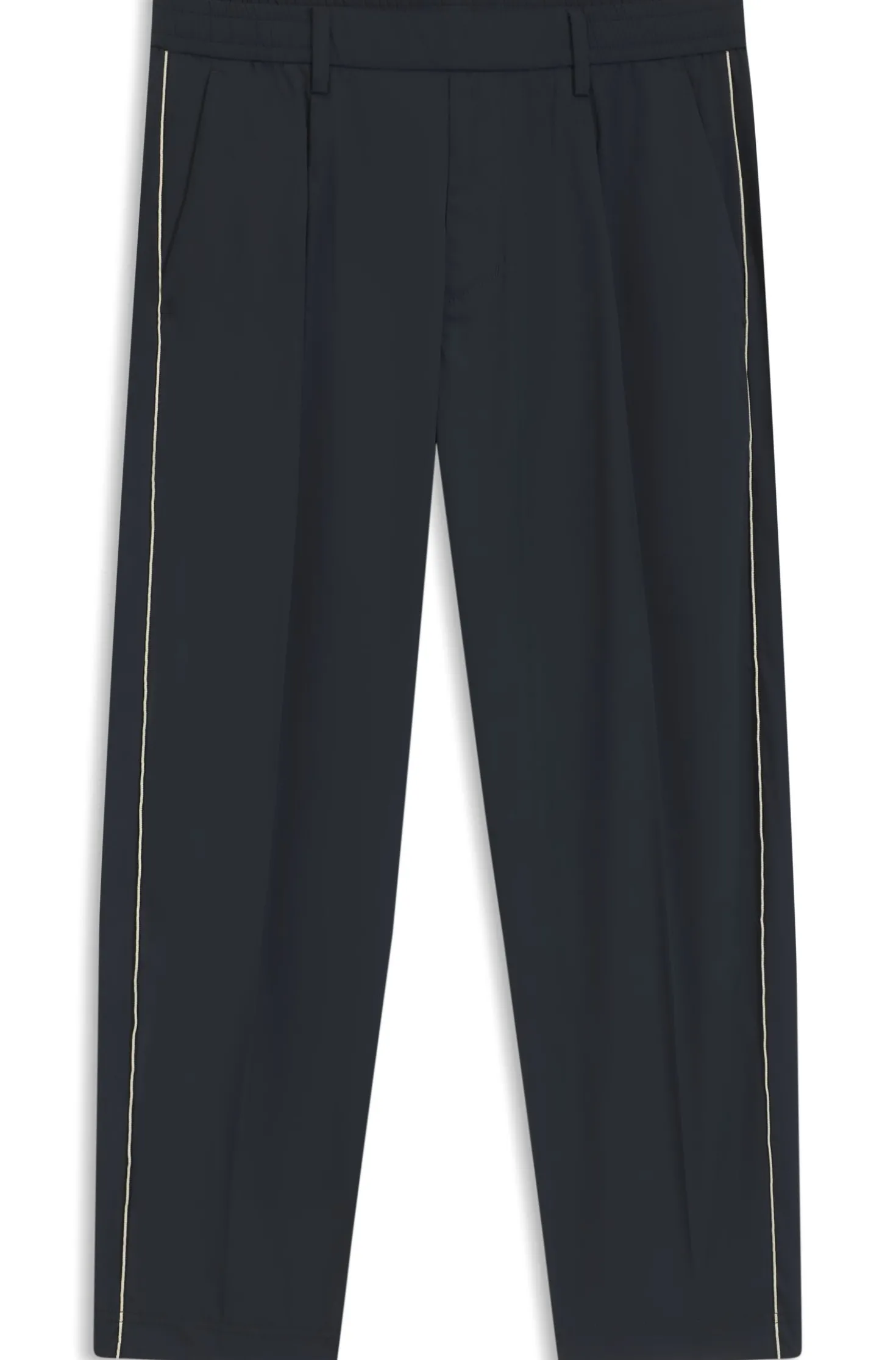 Tapered-fit trousers with water-repellent finish