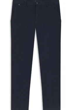 Tapered modern-fit trousers in stretch cotton