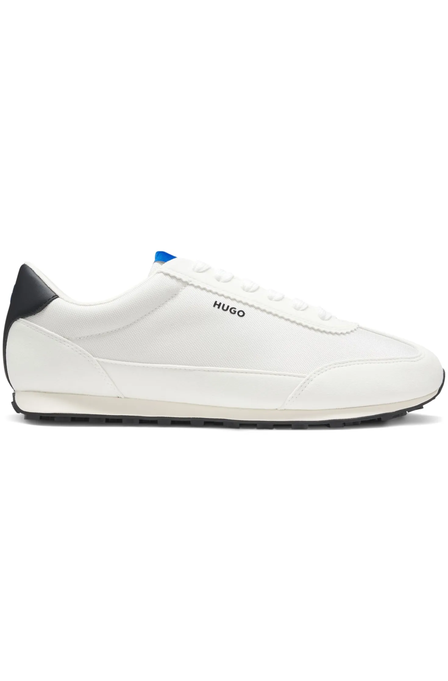 Textured-fabric trainers with star detail