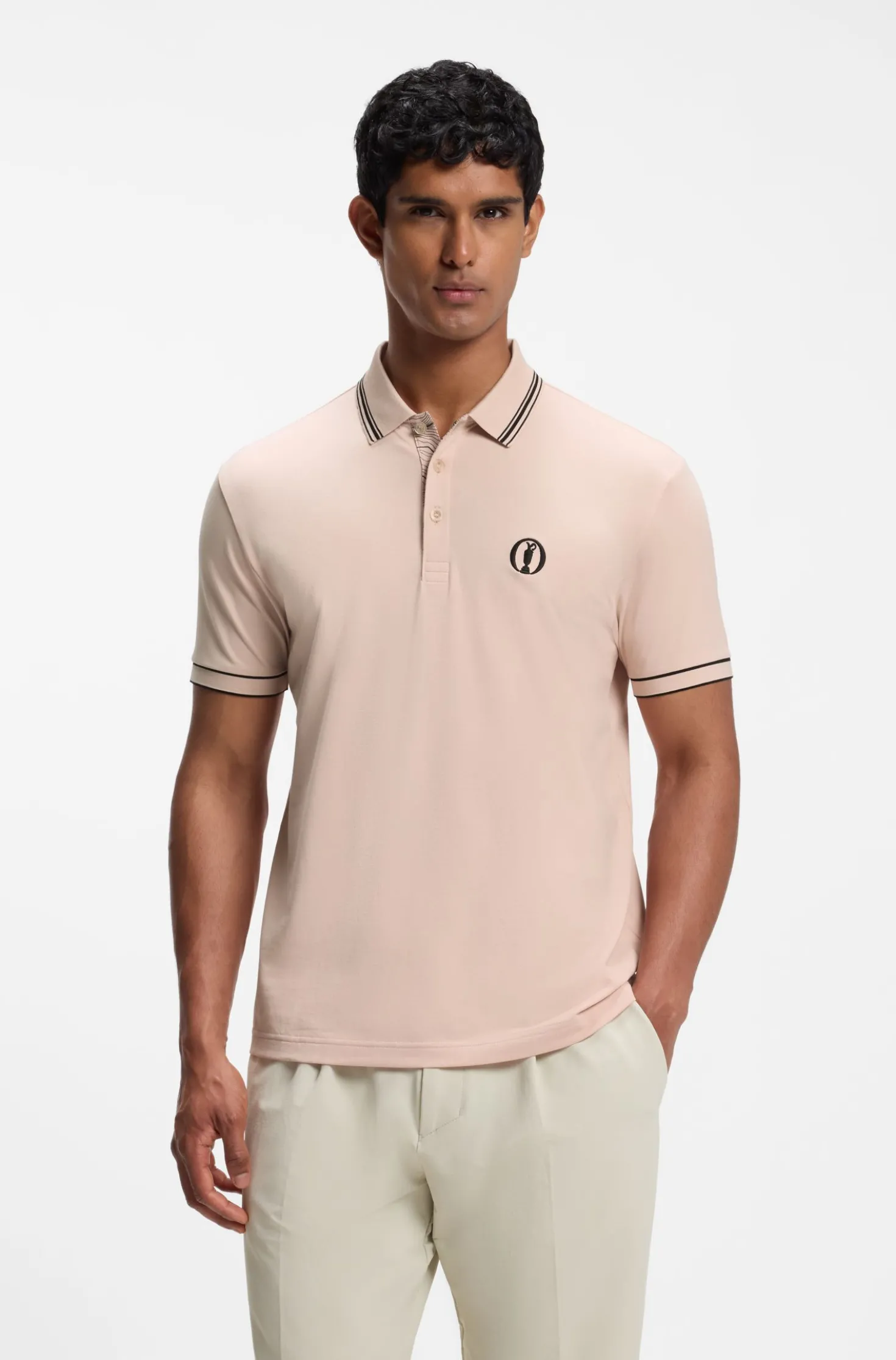 The Open Active Paddy polo shirt in performance piqué